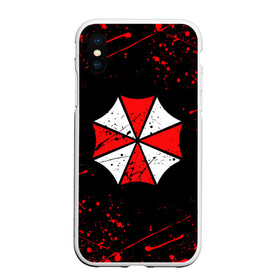 Чехол для iPhone XS Max матовый с принтом UMBRELLA CORP в Новосибирске, Силикон | Область печати: задняя сторона чехла, без боковых панелей | ada wong | biohazard | leon | nemesis | project resistance | raccoon city | re2 | resident evil 2 | rpd | stars | umbrella | ада вонг | амбрелла | немесис | ужасы