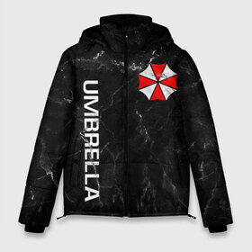 Мужская зимняя куртка 3D с принтом UMBRELLA CORP в Новосибирске, верх — 100% полиэстер; подкладка — 100% полиэстер; утеплитель — 100% полиэстер | длина ниже бедра, свободный силуэт Оверсайз. Есть воротник-стойка, отстегивающийся капюшон и ветрозащитная планка. 

Боковые карманы с листочкой на кнопках и внутренний карман на молнии. | ada wong | biohazard | leon | nemesis | project resistance | raccoon city | re2 | resident evil 2 | rpd | stars | umbrella | ада вонг | амбрелла | немесис | ужасы