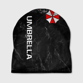 Шапка 3D с принтом UMBRELLA CORP в Новосибирске, 100% полиэстер | универсальный размер, печать по всей поверхности изделия | ada wong | biohazard | leon | nemesis | project resistance | raccoon city | re2 | resident evil 2 | rpd | stars | umbrella | ада вонг | амбрелла | немесис | ужасы