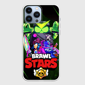 Чехол для iPhone 13 Pro Max с принтом BRAWL STARS в Новосибирске,  |  | Тематика изображения на принте: 8 | 8bit | bit | brawlstars | crow | leon | leonskin | max | mr p | sally | shark | virus | бит | бравлстарc | бравлстарз | динамайк | игра | игры | леон | макс | мистер пи | мультик | старз