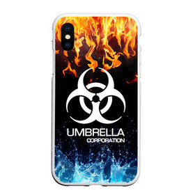 Чехол для iPhone XS Max матовый с принтом UMBRELLA CORPORATION в Новосибирске, Силикон | Область печати: задняя сторона чехла, без боковых панелей | biohazard | biohazard 7 | crocodile | fang | game | hand | monster | new umbrella | resident evil | resident evil 7 | umbrella | umbrella corp | umbrella corporation | zombie | обитель