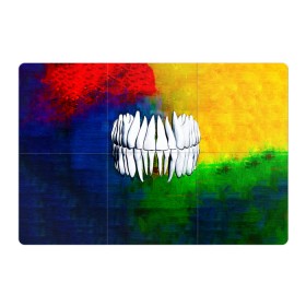 Магнитный плакат 3Х2 с принтом Dentist в Новосибирске, Полимерный материал с магнитным слоем | 6 деталей размером 9*9 см | Тематика изображения на принте: blood | dentist | teeth | губы | дантист | день стоматолога | зубной | зубы | кровь | подарок | стоматолог