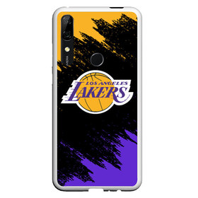 Чехол для Honor P Smart Z с принтом LA LAKERS в Новосибирске, Силикон | Область печати: задняя сторона чехла, без боковых панелей | Тематика изображения на принте: america | basketball | kobe bryant | la | la lakers | lakers | los angeles lakers | nba | usa | баскетбол | кобе брайант | лос анджелес лейкерс | нба | сша