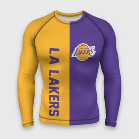 Мужской рашгард 3D с принтом LA LAKERS в Новосибирске,  |  | america | basketball | kobe bryant | la | la lakers | lakers | los angeles lakers | nba | usa | баскетбол | кобе брайант | лос анджелес лейкерс | нба | сша