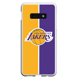 Чехол для Samsung S10E с принтом LA LAKERS в Новосибирске, Силикон | Область печати: задняя сторона чехла, без боковых панелей | america | basketball | kobe bryant | la | la lakers | lakers | los angeles lakers | nba | usa | баскетбол | кобе брайант | лос анджелес лейкерс | нба | сша