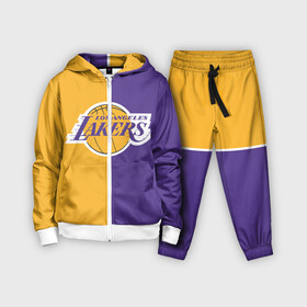 Детский костюм 3D с принтом LA LAKERS в Новосибирске,  |  | america | basketball | kobe bryant | la | la lakers | lakers | los angeles lakers | nba | usa | баскетбол | кобе брайант | лос анджелес лейкерс | нба | сша