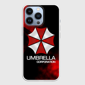 Чехол для iPhone 13 Pro с принтом UMBRELLA CORP в Новосибирске,  |  | biohazard | biohazard 7 | crocodile | fang | game | hand | monster | new umbrella | resident evil | resident evil 7 | umbrella | umbrella corp | umbrella corporation | zombie | обитель