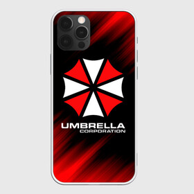 Чехол для iPhone 12 Pro с принтом Umbrella Corporation в Новосибирске, силикон | область печати: задняя сторона чехла, без боковых панелей | corp | corporation | resident evil | umbrella | umbrella corporation | зомби апокалипсис | зонт | игра