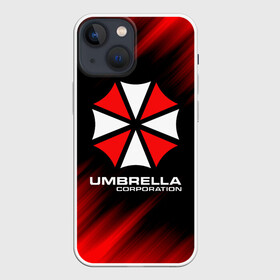 Чехол для iPhone 13 mini с принтом Umbrella Corporation в Новосибирске,  |  | corp | corporation | resident evil | umbrella | umbrella corporation | зомби апокалипсис | зонт | игра