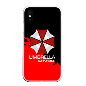 Чехол для iPhone XS Max матовый с принтом UMBRELLA CORP в Новосибирске, Силикон | Область печати: задняя сторона чехла, без боковых панелей | biohazard | biohazard 7 | crocodile | fang | game | hand | monster | new umbrella | resident evil | resident evil 7 | umbrella | umbrella corp | umbrella corporation | zombie | обитель