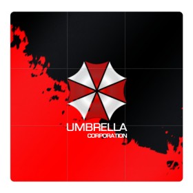Магнитный плакат 3Х3 с принтом UMBRELLA CORP в Новосибирске, Полимерный материал с магнитным слоем | 9 деталей размером 9*9 см | biohazard | biohazard 7 | crocodile | fang | game | hand | monster | new umbrella | resident evil | resident evil 7 | umbrella | umbrella corp | umbrella corporation | zombie | обитель