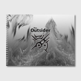 Альбом для рисования с принтом The Outsider в Новосибирске, 100% бумага
 | матовая бумага, плотность 200 мг. | Тематика изображения на принте: 