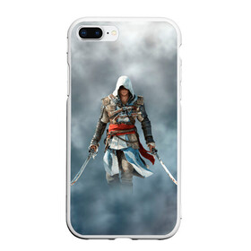 Чехол для iPhone 7Plus/8 Plus матовый с принтом ASSASSINS CREED в Новосибирске, Силикон | Область печати: задняя сторона чехла, без боковых панелей | slayer | асасин | ассасин крид | ассассин | тамплиеры