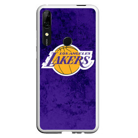 Чехол для Honor P Smart Z с принтом LA LAKERS в Новосибирске, Силикон | Область печати: задняя сторона чехла, без боковых панелей | Тематика изображения на принте: america | basketball | kobe bryant | la | la lakers | lakers | los angeles lakers | nba | usa | баскетбол | кобе брайант | лос анджелес лейкерс | нба | сша