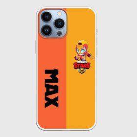 Чехол для iPhone 13 Pro Max с принтом BRAWL STARS MAX. в Новосибирске,  |  | bea | bibi | brawl stars | colt | crow | el brown | leon | leon shark | max | nita | sally leon | shark | акула | беа | берли | биби | бравл старс | браун | ворон | кольт | леон | леон акула | макс | нита | шелли