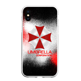 Чехол для iPhone XS Max матовый с принтом UMBRELLA CORP в Новосибирске, Силикон | Область печати: задняя сторона чехла, без боковых панелей | biohazard | biohazard 7 | crocodile | fang | game | hand | monster | new umbrella | resident evil | resident evil 7 | umbrella | umbrella corp | umbrella corporation | zombie | обитель