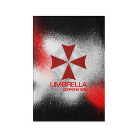 Обложка для паспорта матовая кожа с принтом UMBRELLA CORP в Новосибирске, натуральная матовая кожа | размер 19,3 х 13,7 см; прозрачные пластиковые крепления | biohazard | biohazard 7 | crocodile | fang | game | hand | monster | new umbrella | resident evil | resident evil 7 | umbrella | umbrella corp | umbrella corporation | zombie | обитель
