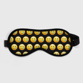Маска для сна 3D с принтом New Emoji в Новосибирске, внешний слой — 100% полиэфир, внутренний слой — 100% хлопок, между ними — поролон |  | Тематика изображения на принте: crying | emoji | smile | smiling face with tear | tear | плачущий | слеза | смайлик | улыбка | эмодзи