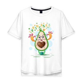 Мужская футболка хлопок Oversize с принтом АВОКАДО в Новосибирске, 100% хлопок | свободный крой, круглый ворот, “спинка” длиннее передней части | avocado | character | cute pictures | exotic | fruit | nut | vegan | vegetables | vegetarian | авокадо | веган | вегетарианец | милые картинки | овощи | орех | персонаж | фрукты | экзотика