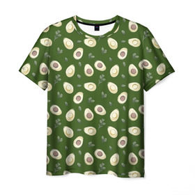Мужская футболка 3D с принтом АВОКАДО в Новосибирске, 100% полиэфир | прямой крой, круглый вырез горловины, длина до линии бедер | avocado | character | cute pictures | exotic | fruit | nut | vegan | vegetables | vegetarian | авокадо | веган | вегетарианец | милые картинки | овощи | орех | персонаж | фрукты | экзотика