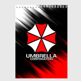 Скетчбук с принтом UMBRELLA CORP в Новосибирске, 100% бумага
 | 48 листов, плотность листов — 100 г/м2, плотность картонной обложки — 250 г/м2. Листы скреплены сверху удобной пружинной спиралью | ada wong | biohazard | leon | nemesis | project resistance | raccoon city | re2 | resident evil 2 | rpd | stars | umbrella | ада вонг | амбрелла | немесис | ужасы