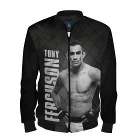 Мужской бомбер 3D с принтом Tony Ferguson в Новосибирске, 100% полиэстер | застегивается на молнию, по бокам два кармана без застежек, по низу бомбера и на воротнике - эластичная резинка | Тематика изображения на принте: el cucuy | ferguson | mma | tony | tony ferguson | ufc | арманн | бокс | борьба | джиу джитсу | кукуй | тони | тони фергюсон | фергюсон | эль | эль кукуй | энтони