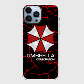 Чехол для iPhone 13 Pro Max с принтом UMBRELLA CORP в Новосибирске,  |  | Тематика изображения на принте: biohazard | biohazard 7 | crocodile | fang | game | hand | monster | new umbrella | resident evil | resident evil 7 | umbrella | umbrella corp | umbrella corporation | zombie | обитель