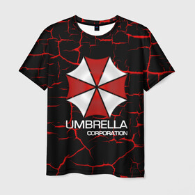 Мужская футболка 3D с принтом UMBRELLA CORP в Новосибирске, 100% полиэфир | прямой крой, круглый вырез горловины, длина до линии бедер | biohazard | biohazard 7 | crocodile | fang | game | hand | monster | new umbrella | resident evil | resident evil 7 | umbrella | umbrella corp | umbrella corporation | zombie | обитель