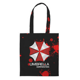 Шоппер 3D с принтом UMBRELLA CORP в Новосибирске, 100% полиэстер | Плотность: 200 г/м2; Размер: 34×35 см; Высота лямок: 30 см | biohazard | biohazard 7 | crocodile | fang | game | hand | monster | new umbrella | resident evil | resident evil 7 | umbrella | umbrella corp | umbrella corporation | zombie | обитель