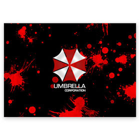 Поздравительная открытка с принтом UMBRELLA CORP в Новосибирске, 100% бумага | плотность бумаги 280 г/м2, матовая, на обратной стороне линовка и место для марки
 | biohazard | biohazard 7 | crocodile | fang | game | hand | monster | new umbrella | resident evil | resident evil 7 | umbrella | umbrella corp | umbrella corporation | zombie | обитель