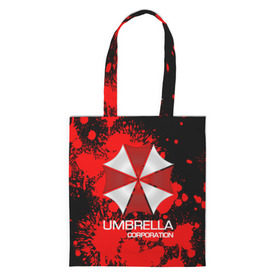 Шоппер 3D с принтом UMBRELLA CORP в Новосибирске, 100% полиэстер | Плотность: 200 г/м2; Размер: 34×35 см; Высота лямок: 30 см | biohazard | biohazard 7 | crocodile | fang | game | hand | monster | new umbrella | resident evil | resident evil 7 | umbrella | umbrella corp | umbrella corporation | zombie | обитель