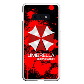 Чехол для Samsung S10E с принтом UMBRELLA CORP в Новосибирске, Силикон | Область печати: задняя сторона чехла, без боковых панелей | biohazard | biohazard 7 | crocodile | fang | game | hand | monster | new umbrella | resident evil | resident evil 7 | umbrella | umbrella corp | umbrella corporation | zombie | обитель