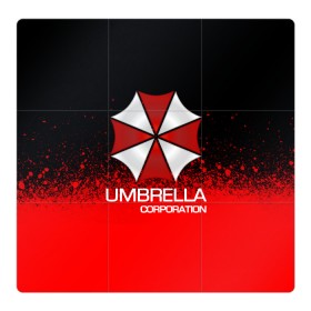 Магнитный плакат 3Х3 с принтом UMBRELLA CORP в Новосибирске, Полимерный материал с магнитным слоем | 9 деталей размером 9*9 см | 