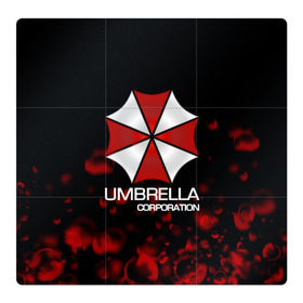 Магнитный плакат 3Х3 с принтом UMBRELLA CORP в Новосибирске, Полимерный материал с магнитным слоем | 9 деталей размером 9*9 см | biohazard | biohazard 7 | crocodile | fang | game | hand | monster | new umbrella | resident evil | resident evil 7 | umbrella | umbrella corp | umbrella corporation | zombie | обитель