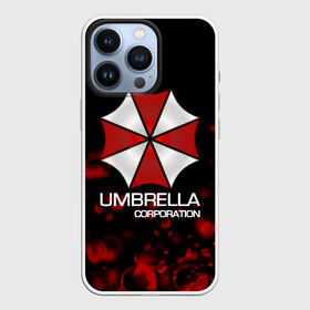 Чехол для iPhone 13 Pro с принтом UMBRELLA CORP в Новосибирске,  |  | biohazard | biohazard 7 | crocodile | fang | game | hand | monster | new umbrella | resident evil | resident evil 7 | umbrella | umbrella corp | umbrella corporation | zombie | обитель