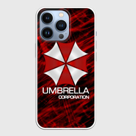 Чехол для iPhone 13 Pro с принтом UMBRELLA CORP в Новосибирске,  |  | biohazard | biohazard 7 | crocodile | fang | game | hand | monster | new umbrella | resident evil | resident evil 7 | umbrella | umbrella corp | umbrella corporation | zombie | обитель