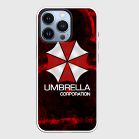 Чехол для iPhone 13 Pro с принтом UMBRELLA CORP в Новосибирске,  |  | biohazard | biohazard 7 | crocodile | fang | game | hand | monster | new umbrella | resident evil | resident evil 7 | umbrella | umbrella corp | umbrella corporation | zombie | обитель