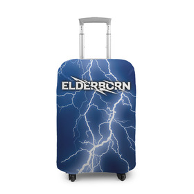 Чехол для чемодана 3D с принтом ELDERBORN. в Новосибирске, 86% полиэфир, 14% спандекс | двустороннее нанесение принта, прорези для ручек и колес | dark souls | doom | elderborn | game | игра | мертвецы | монстры боссы | скелеты | фантазийный слэшер | фэнтази | экшен