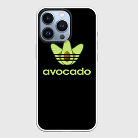 Чехол для iPhone 13 Pro с принтом Авокадо в Новосибирске,  |  | Тематика изображения на принте: авокадо | веган | еда блогеров | мемы | минимализм | прикольные картинки | прикольные надписи | растение | смешное авокадо | фрукт