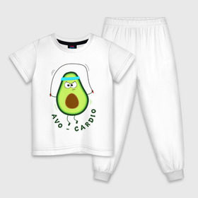 Детская пижама хлопок с принтом Авокадо в Новосибирске, 100% хлопок |  брюки и футболка прямого кроя, без карманов, на брюках мягкая резинка на поясе и по низу штанин
 | авокадо | веган | еда блогеров | мемы | минимализм | прикольные картинки | прикольные надписи | растение | смешное авокадо | фрукт