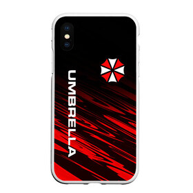 Чехол для iPhone XS Max матовый с принтом UMBRELLA CORPORATION в Новосибирске, Силикон | Область печати: задняя сторона чехла, без боковых панелей | corp | corporation | resident evil | umbrella | umbrella corporation | зомби апокалипсис | зонт | игра