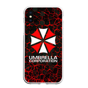 Чехол для iPhone XS Max матовый с принтом UMBRELLA CORPORATION в Новосибирске, Силикон | Область печати: задняя сторона чехла, без боковых панелей | corp | corporation | resident evil | umbrella | umbrella corporation | зомби апокалипсис | зонт | игра