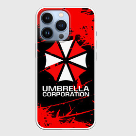 Чехол для iPhone 13 Pro с принтом UMBRELLA CORPORATION. в Новосибирске,  |  | corp | corporation | resident evil | umbrella | umbrella corporation | зомби апокалипсис | зонт | игра