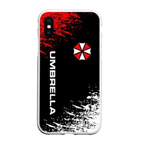 Чехол для iPhone XS Max матовый с принтом UMBRELLA CORPORATION в Новосибирске, Силикон | Область печати: задняя сторона чехла, без боковых панелей | corp | corporation | resident evil | umbrella | umbrella corporation | зомби апокалипсис | зонт | игра