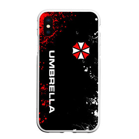 Чехол для iPhone XS Max матовый с принтом UMBRELLA CORPORATION в Новосибирске, Силикон | Область печати: задняя сторона чехла, без боковых панелей | corp | corporation | resident evil | umbrella | umbrella corporation | зомби апокалипсис | зонт | игра