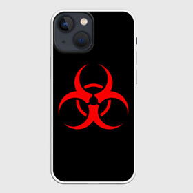 Чехол для iPhone 13 mini с принтом Plague inc в Новосибирске,  |  | game | ncov2019 | plague inc | warning | вирус | знак | игра | китай | коронавирус | опасность | символ