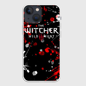 Чехол для iPhone 13 mini с принтом THE WITCHER. в Новосибирске,  |  | geralt | the witcher | the witcher wild hunt | witcher | ведьмак | ведьмак 3 | геральт | сериал