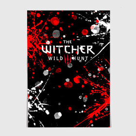 Постер с принтом THE WITCHER. в Новосибирске, 100% бумага
 | бумага, плотность 150 мг. Матовая, но за счет высокого коэффициента гладкости имеет небольшой блеск и дает на свету блики, но в отличии от глянцевой бумаги не покрыта лаком | geralt | the witcher | the witcher wild hunt | witcher | ведьмак | ведьмак 3 | геральт | сериал