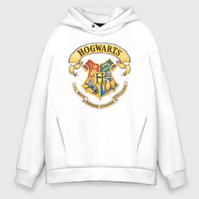 Мужское худи Oversize хлопок с принтом Coat of Hogwarts в Новосибирске, френч-терри — 70% хлопок, 30% полиэстер. Мягкий теплый начес внутри —100% хлопок | боковые карманы, эластичные манжеты и нижняя кромка, капюшон на магнитной кнопке | vdgerir | гарри поттер | гриффиндор | дамблдор | добби | слизерин | хогвартс