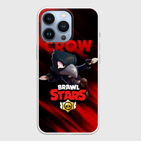 Чехол для iPhone 13 Pro с принтом BRAWL STARS CROW в Новосибирске,  |  | bibi | brawl stars | crow | el brown | leon | leon shark | max | sally leon | shark | stars | werewolf | акула | биби | ворон | леон | оборотень